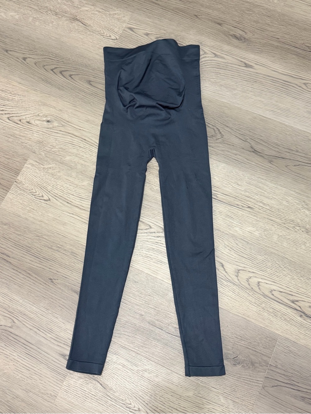 NEW Blanqi Everyday Maternity Belly Support Leggings Women's Dark Grey Blue - S